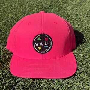 Maui and Sons Neon Pink Snapback Hat